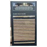 Artika Sonolok Sound-Absorbing Slatted Panel Kit, Walnut, 4-Panel Pack