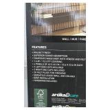 Artika Sonolok Sound-Absorbing Slatted Panel Kit, Walnut, 4-Panel Pack