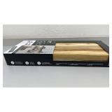 Vision Home Set of 2 Acacia Floating Shelves 24 in