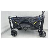 Folding Utility Wagon with Brakes, 350 lb Capacity