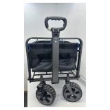 Folding Utility Wagon with Brakes, 350 lb Capacity