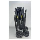 Folding Utility Wagon with Brakes, 350 lb Capacity