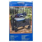 Folding Utility Wagon with Brakes, 350 lb Capacity