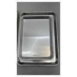 Nordic Ware 3 Piece Aluminum Baking Sheet Set