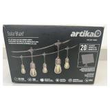 Artika Solar Blaze 20 LED Bulb Solar String Lights 42ft
