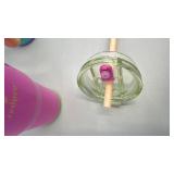 Set of 2 Reduce 24oz Insulated Tumblers with Handles, Lids, and Straws