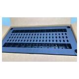 Greenmade Utility Rack 5-Shelf Black Plastic Storage Shelving Unit