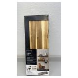 Set of 2 Vision Home Acacia Wood Floating Shelves