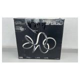 Artika Swirl Ribbon LED Pendant Light Matte Black PDT-SR-BL