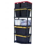 5-Tier Greenmade Utility Rack Storage Shelf System