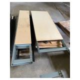 Lot of Metal Shelving (544428) Two Sets of Metal Shelving, *PLEASE READ DESCRIPTION