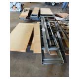 Lot of Metal Shelving (544428) Two Sets of Metal Shelving, *PLEASE READ DESCRIPTION