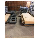 Lot of Metal Shelving (544428) Two Sets of Metal Shelving, *PLEASE READ DESCRIPTION