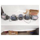 Lot of 5 Assorted Dayton and GE Electric Motors 1/2 HP