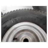 Assorted Utility Wheels and Tires with Rims - Set of 9