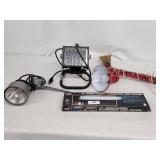 Lot of 3 Lamps and 18-Inch Under-Cabinet Fluorescent Light Fixture