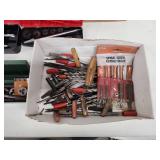 Large Lot of Drill Bits, Taps, Dies, Hole Saws, and Screw Extractors