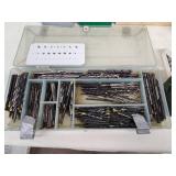 Large Lot of Drill Bits, Taps, Dies, Hole Saws, and Screw Extractors