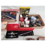 Large Lot of Drill Bits, Taps, Dies, Hole Saws, and Screw Extractors