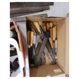 Large Collection of Woodworking and Metalworking Hand Tools, Files, and Rasps