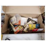 Leatherworking and Grommet Tool Lot with Electric Shear, Snaps, Punches, and Hardware