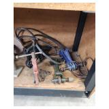 Extensive Collection of Woodworking Chisels, Punches, and Hand Tools