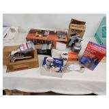 Shop Tools and Safety Gear Bundle with Sanders, Spray Guns, Respirator, Goggles, and Ear Muffs