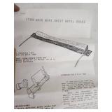 18 Inch Sheet Metal Bending Brake with Pipe Bender Head