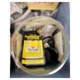 Large Assortment of Electrical Parts, Outlets, and Lamp Components