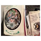 Collection of Stained Glass Pattern Books and Guides