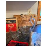 Vintage Osterizer Galaxie Blender, Hoover 8900 Mixer, Cookbooks, and Glassware Assortment