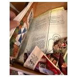 Box of Stained Glass Scrap Pieces with Patterns and Instructions