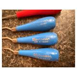 Large Lot of Vintage Rug Hooking and Craft Tools Spinners Crochet Scissors