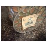 Mosaic Glass Vase by Creative Home Accents, 11 Inch Tall