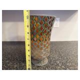 Mosaic Glass Vase by Creative Home Accents, 11 Inch Tall