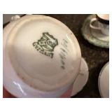 Set of 4 Assorted Vintage Demitasse Cup and Saucer Sets - Royal Doulton, Weimar, Limoges, Avon