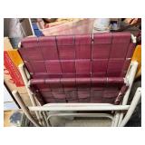 Set of 2 Vintage Folding Chairs Assorted Colors