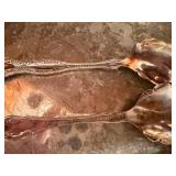 Vintage Collection with Silverplated Serving Tray, Spoons, Razors, Marbles, and Keys