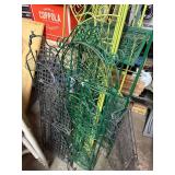 Set of 6 Decorative Metal Garden Trellises in Various Designs