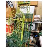 Set of 6 Decorative Metal Garden Trellises in Various Designs