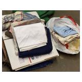 Assorted Fabric Yardage and Textile Pieces Collection