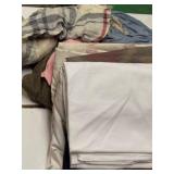 Assorted Fabric Yardage and Textile Pieces Collection