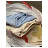 Assorted Fabric Yardage and Textile Pieces Collection