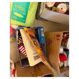 Holiday and Craft Supplies Collection with Ribbons, Wrapping Paper, Pinecones