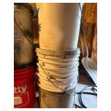 Group of Used Plastic Utility Buckets Assorted Brands and Sizes