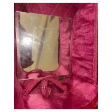 Set of 4 Vintage Train Case Suitcases Assorted Colors