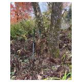 Set of 5 Outdoor Metal Shepherd Hooks for Garden or Yard