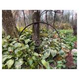 Antique Steel Wagon Wheel with Spokes