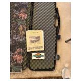 Flambeau Hard Rifle Case with Allen Camo Soft Gun Sleeve and Accessories