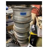 Set of 4 1968 Corvette Steel Wheels